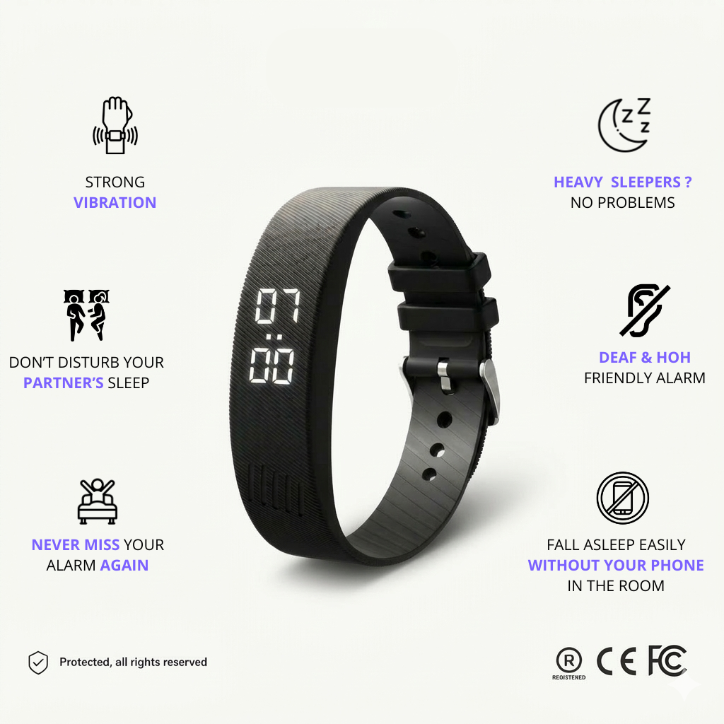 Nudge Band - The Silent Wrist Alarm