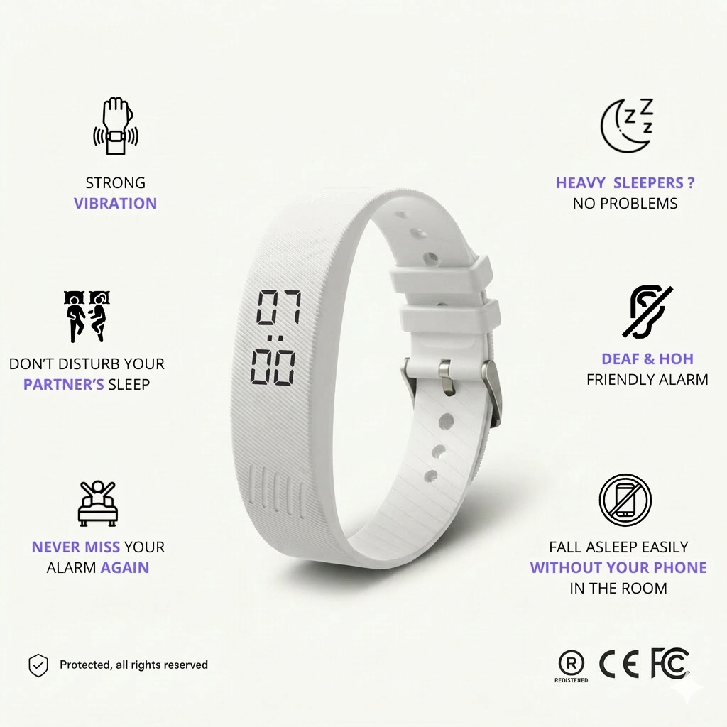 Nudge Band - The Silent Wrist Alarm